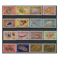 Cocos (Keeling) Islands Stamps 1985 Shells and Molluscs Set of 16