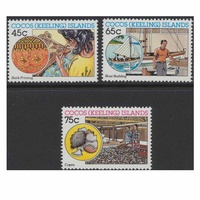 Cocos (Keeling) Islands Stamps 1987 Malay Industries Set of 3