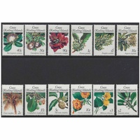 Cocos (Keeling) Islands Stamps 1988 to 1989 Flora Set of 12