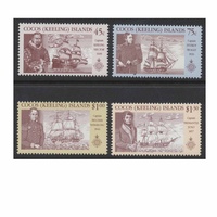 Cocos (Keeling) Islands Stamps 1990 Navigators of the Pacific set of 4