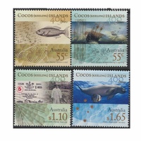Cocos (Keeling) Islands Stamps 2009 400th Anniversary of First European Sighting of Cocos set of 4