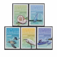 Cocos (Keeling) Islands Stamps 2013 50th Anniversary of First Cocos Stamps Set of 5