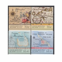 Cocos (Keeling) Islands Stamps 2014 Maps of Cocos Islands Set of 4