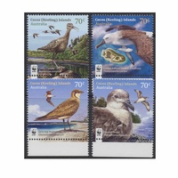 Cocos (Keeling) Islands Stamps 2015 WWF Visiting Birds Set of 4