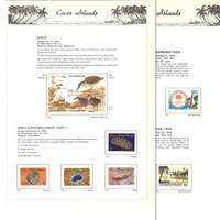 Cocos (Keeling) Islands Stamps 1963 to 2014 Complete Collection Including 1991 Set of 7 SG234/239 & O1 and 1990 Single Stamp SG230