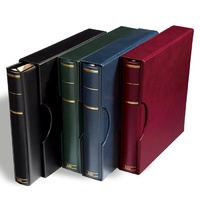 KABE Apollo Ring Binder & Slipcase (16 Rings) in Black Blue Red Green Padded Cover