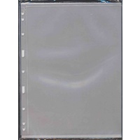 Lighthouse Vario Clear Sheet for Stamp Storage 1 Division PVC Free Pack of 5