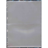 Lighthouse Vario Clear Sheet for Stamp Storage 2 Divisions PVC Free Pack of 5