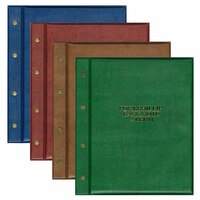 Port Phillip Banknote Album in Various Colours Including 6 Pages/3 Pockets Padded Cover