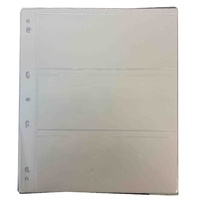 Port Phillip 3-Pocket Clear Banknote Page Pack of 10