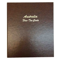 Dansco Supreme Australian 5 and 10 Cents Coin Porthole Album
