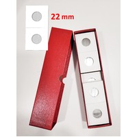 Lighthouse 2X2 Self-adhesive Coin Holder 37.5mm Fit Australian $10 Pack of 25 