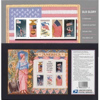 USA 2003 American Flag "Old Glory", Prestige Booklet Including 4 Sets of 5 Self-adhesive Stamps