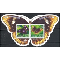 Pitcairn Islands 2005 Blue Moon Butterfly Stamp Miniature Sheet Mint Unhinged