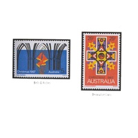 Australia 1967 (11) Set of 2 Christmas Issue MUH SG415/16