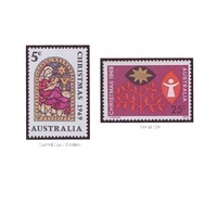 Australia 1969 (25) Christmas Issue Set of 2 MUH SG444/45