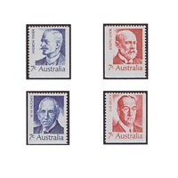 Australia 1972 (51) Prime Ministers Series 2 Set of 4 MUH SG505/08