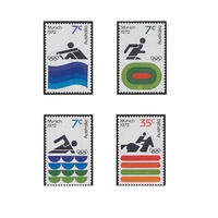 Australia 1972 (56) Olympic Games Munich Set of 4 MUH SG 518/21