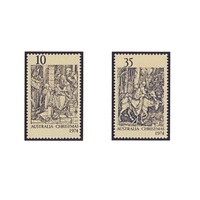 Australia 1974 (75) Christmas Issue Set of 2 MUH SG 580/81
