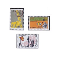 Australia 1975 (78) Environment Dangers Set of 3 MUH SG 586/88