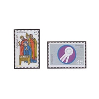 Australia 1975 (87) Christmas Issue Set of 2 MUH SG 612/13