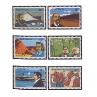 Australia 1976 (90) 19th Century Explorers of Australia Set of 6 MUH SG 616/21