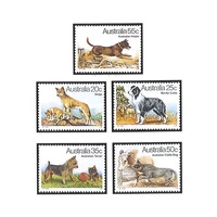 Australia 1980 (124) Australian Dogs Set of 5 MUH SG 729/33