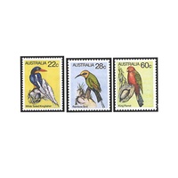Australia 1980 (125) Australian birds Definitive Issue Set of 3 MUH SG 675, 735, 738