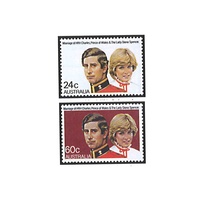 Australia 1981 (142) Royal Wedding Set of 2 MUH SG 821/22