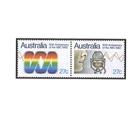 Australia 1982 (153) 50th Anniversary of ABC Set of 2 MUH SG 847/48