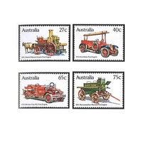 Australia 1983 (161) Historical Fire Engines Set of 4 MUH SG 875/78