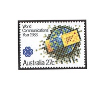 Australia 1983 (167) World Communications Year MUH SG 887