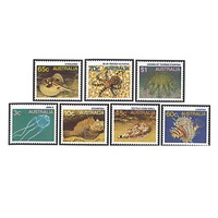 Australia 1986 (210) Marine Life Definitives Set of 7 MUH SG 920, 922, 928, 931/3, 937