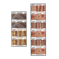 Australia 1987 (233) Aboriginal Art Two Booklets MUH SG 1093/97