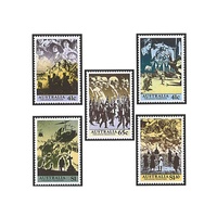 Australia 1990 (272) The ANZAC Tradition Set of 5 MUH SG 1241/45