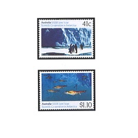 Australia 1990 (276) Scientific Co-operation in Antarctica Set SG 1261/62
