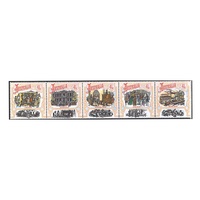 Australia 1990 (278) Boomtime Strip of 5 MUH SG 1264/68