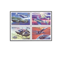 Australia 1996 (365) Military Aviation Block of 4 MUH SG 1578/81