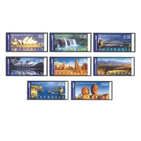 Australia 2000 (451) International Stamps Landscapes Set of 8 SG 1982/89