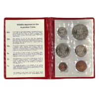 Australia 1979 Year Set of 6 UNC Coins in Red Wallet RAM