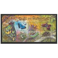 Australia 2003 (523) Bugs and Butterflies Mini Sheet Stamp Show Ovpt MUH SG MS2332