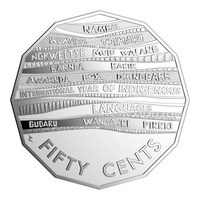 Australia 2019 International Year of Indigenous Language 50c UNC Loose