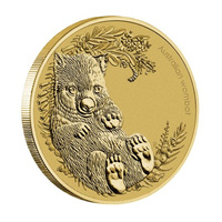 Australia 2013 Bush Babies Wombat $1 One Dollar UNC Coin Perth Mint Carded
