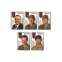 Australia 2015 (893) Australian Legends Victoria Cross set of 5 SG 4304/08