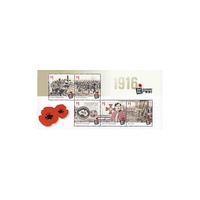 Australia 2016 (940) Centenary of WW1 mini sheet MUH SG MS4564