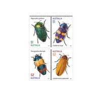 Australia 2016 (953) Jewel Beetles Set of 4 MUH SG 4622/25