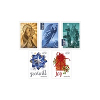 Australia 2016 (962) Christmas Set of 5 MUH SG 4659/62, 4666/67