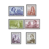 Australia 1963-1964 (SG355/60) Early Navigators of Australia Set of 6 Stamps MUH