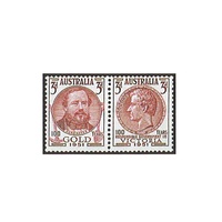 1951 (SG245a) Centenary of the Discovery of Gold Pair MUH