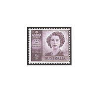 Australia 1947 (SG222) Marriage of Princess Elizabeth MUH Watermark